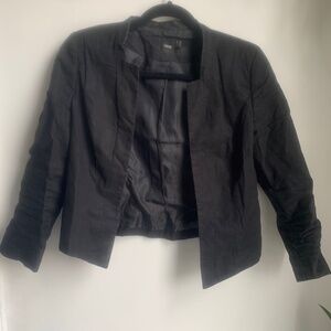 Asos linen/cotton, 3/4 sleeve, open front jacket/blazer